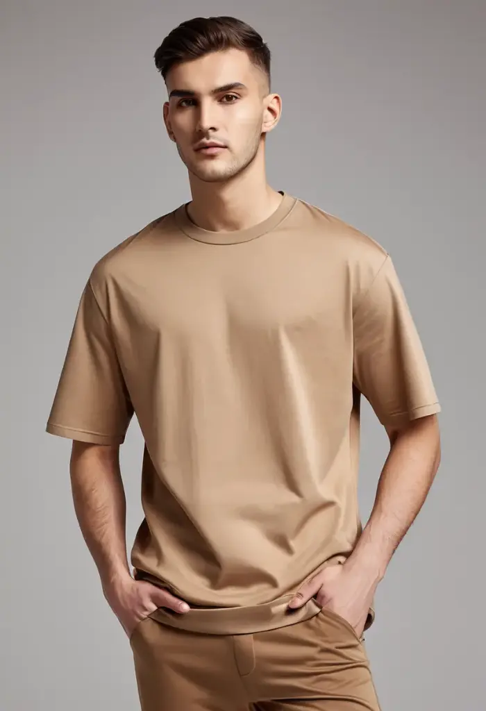 Men Over size -T (S, Red)