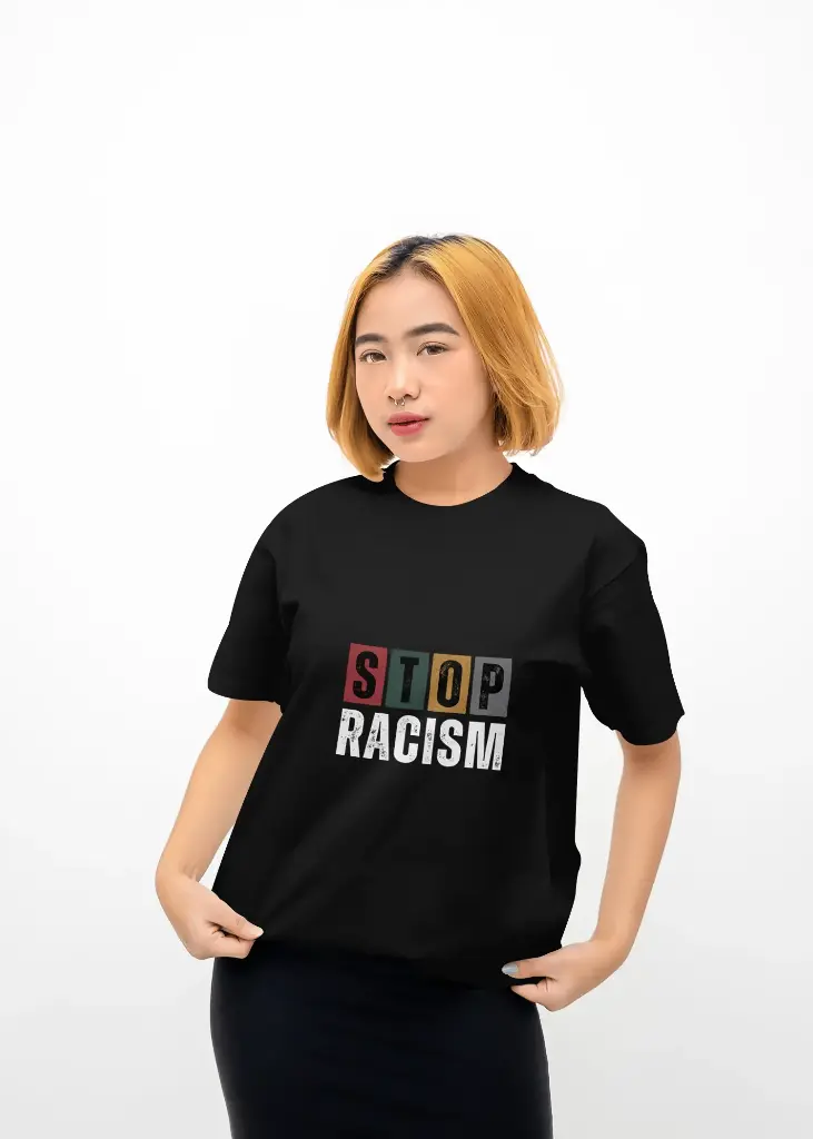 Casual Printed T-shirt (S, Black)