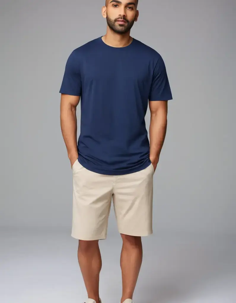 Casual T-Shirt (S, Lavender)