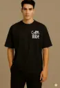 Men Over Size Printed -T shirt