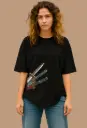 Women Over Size Printed T-shirt
