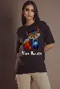 Women Over Size Printed T-shirt
