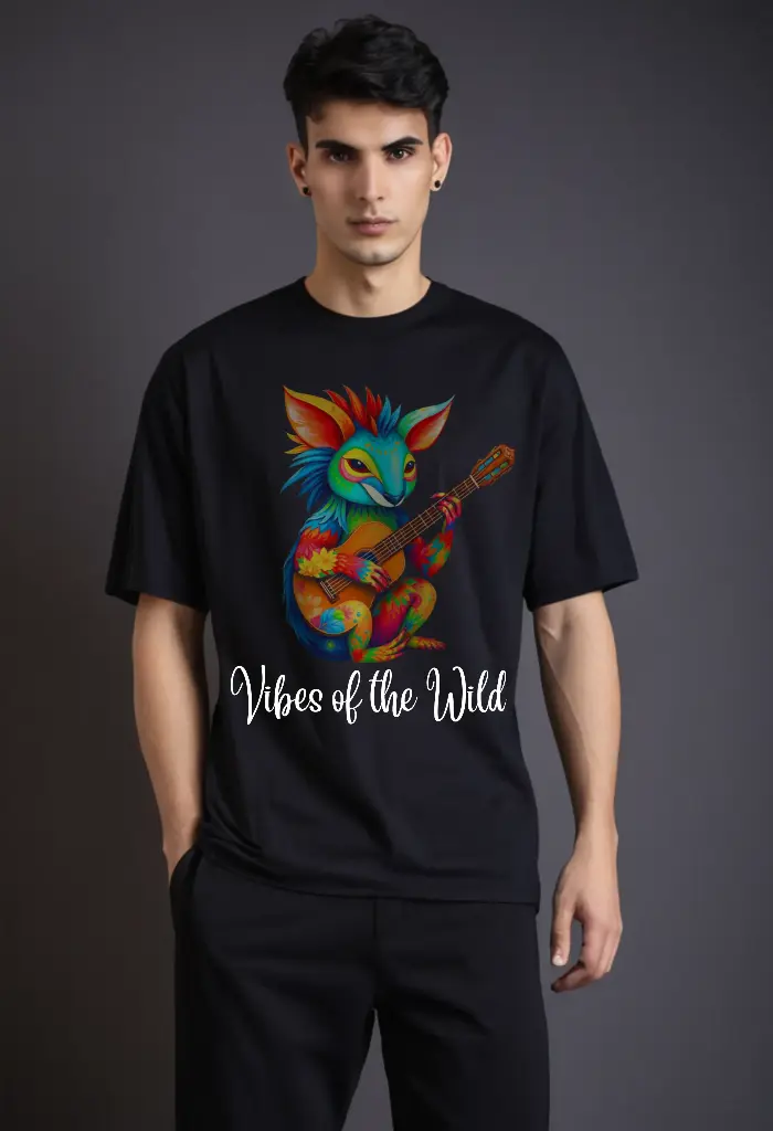 Men Over Size Printed T-shirt