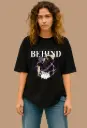 Women Over Size Printed T-shirt