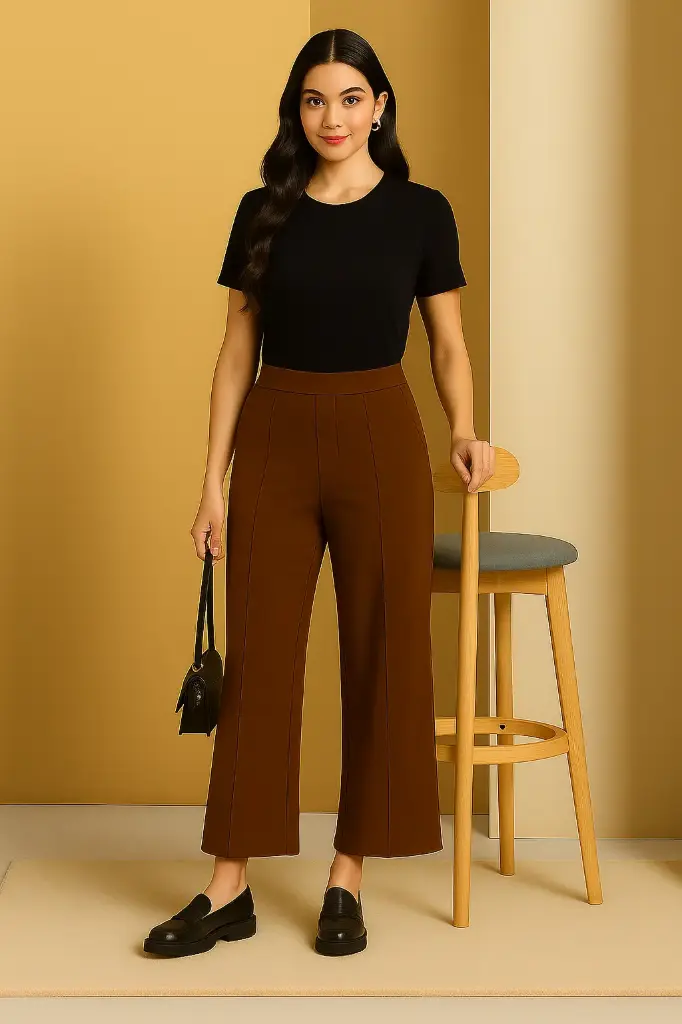 Casual T-Shirt (S, Black)