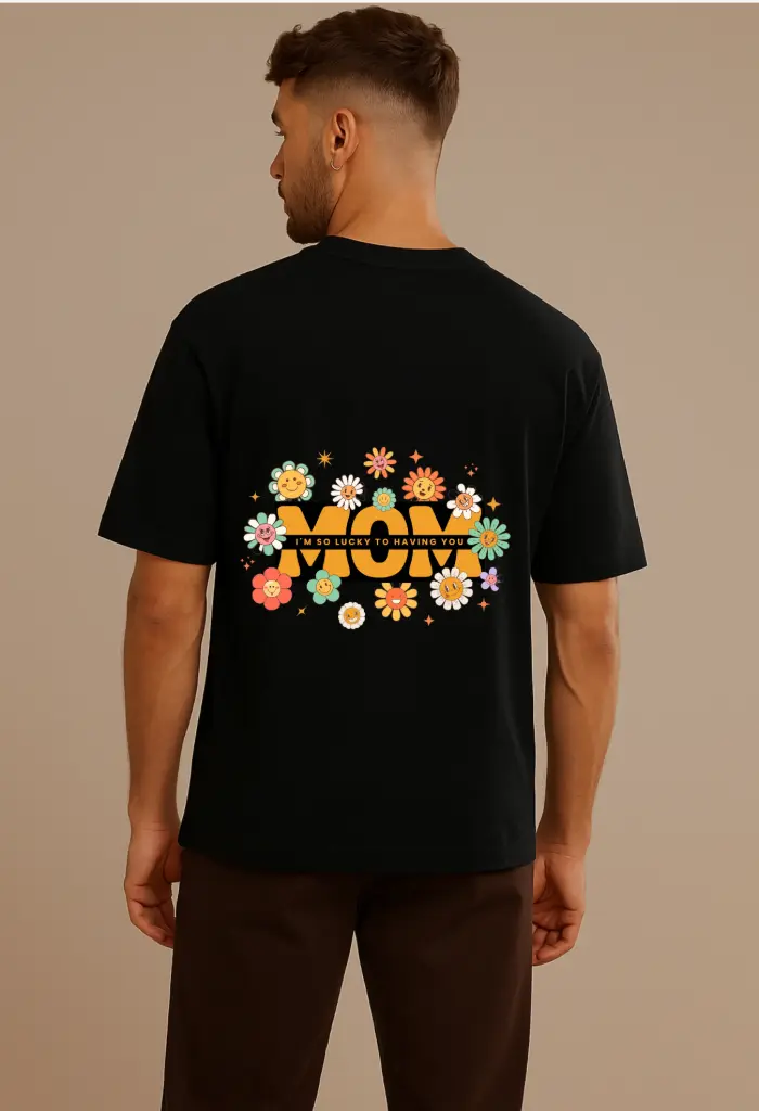 Men Printed Over Size T-shirt