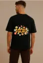 Men Printed Over Size T-shirt