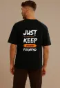 Men Printed Over Size T-shirt