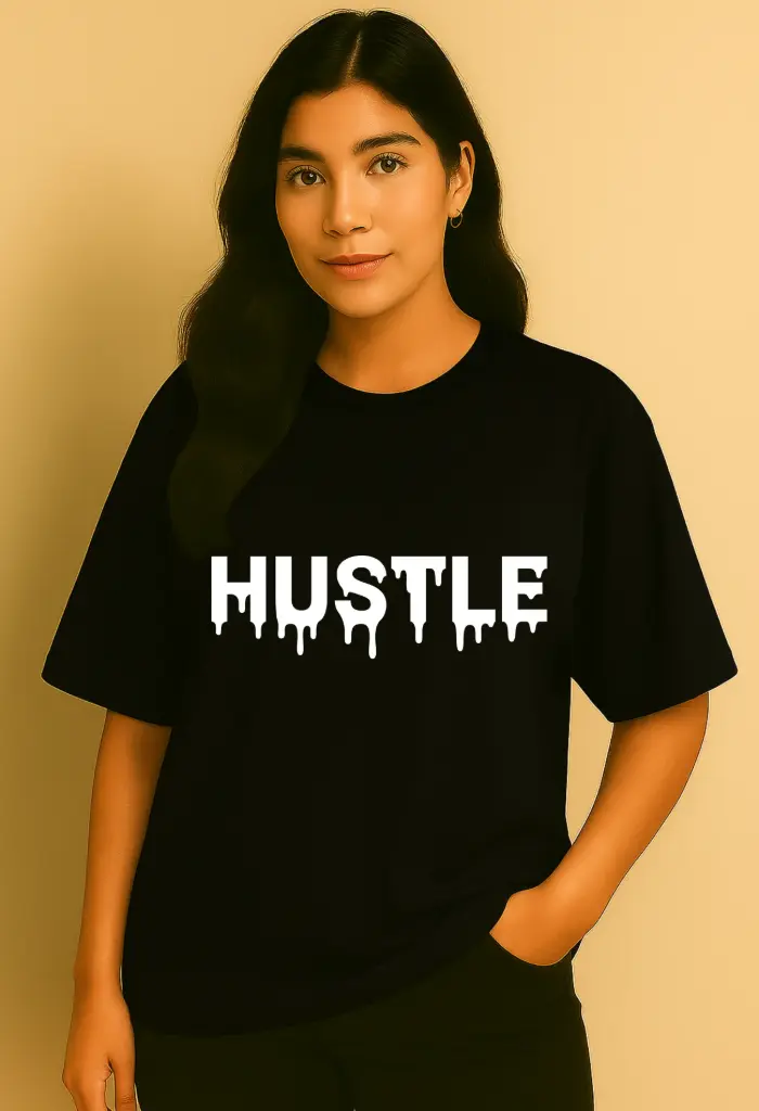 Women Over Size Printed-T