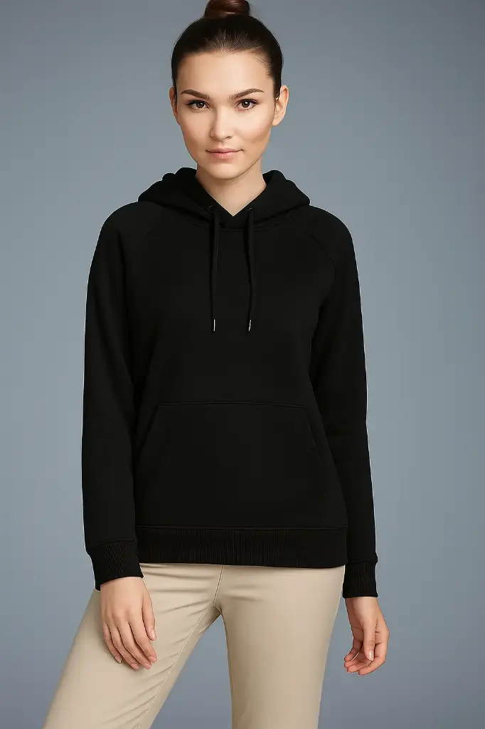 Women for Hoodie (S, Black)