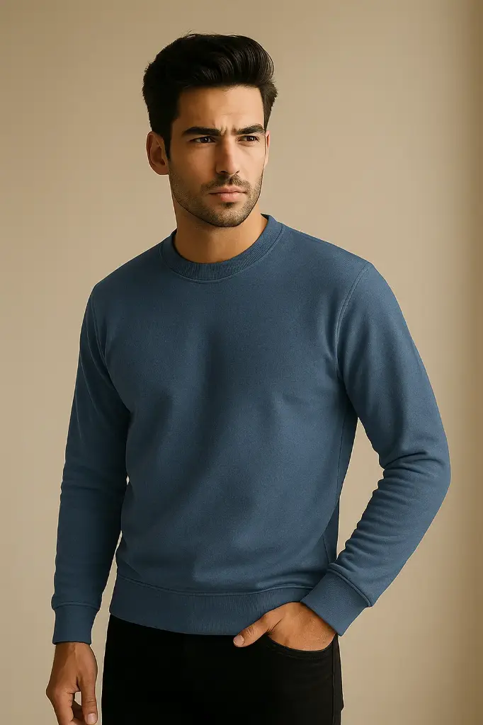 Unisex Shwershirt (S, Denim Blue)
