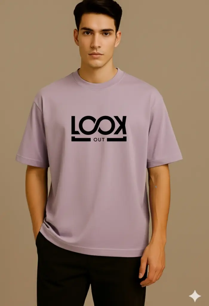 Over Size Printed T-shirt