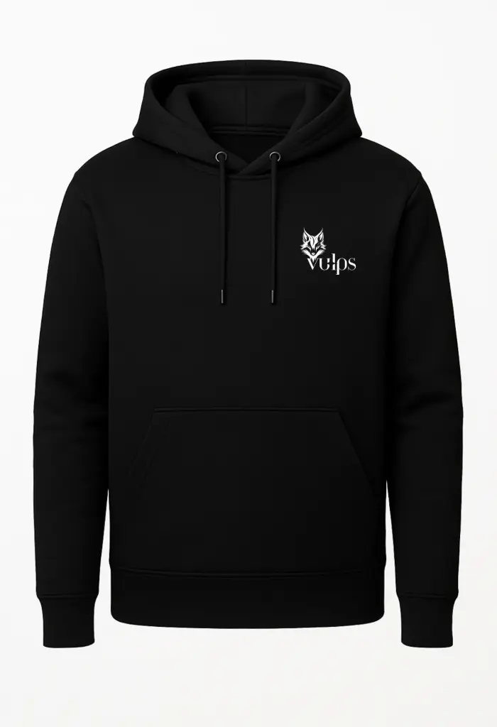 Unisex Printed Hoodie (S, Black)