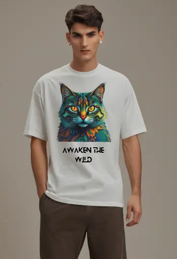 Over Size Printed T-shirt