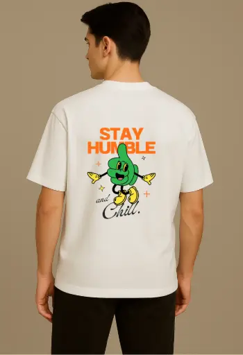 Men Over Size Printed T- Shirt