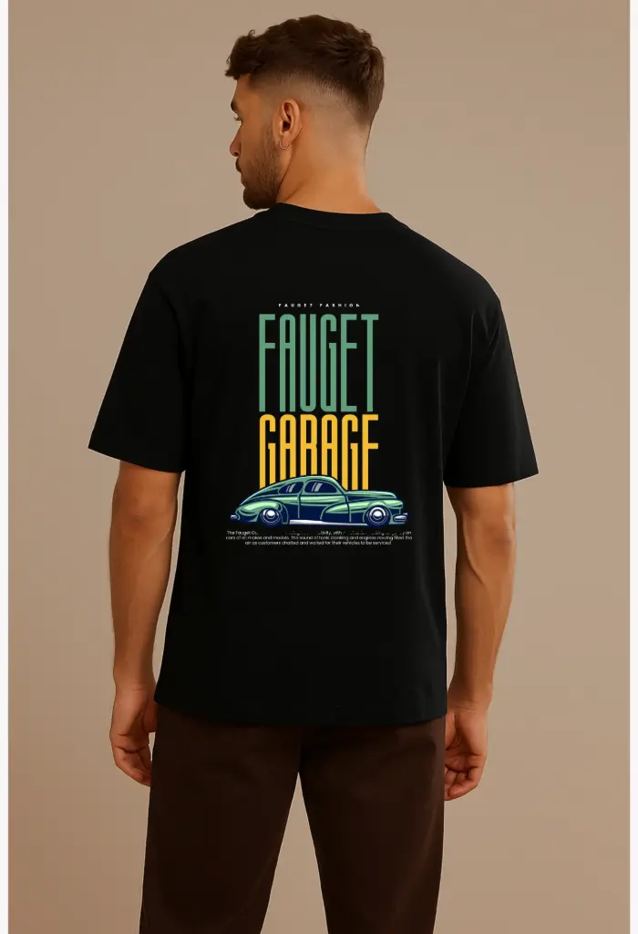Men Printed Over Size T-shirt